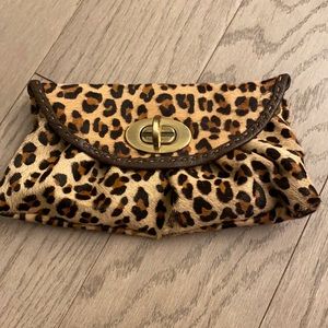 Carla Mancini Leopard Print Shoulder Bag